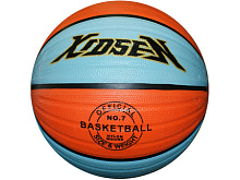 Мяч баскетбольный №7 LQ-X7 оранжево-голубой 01212